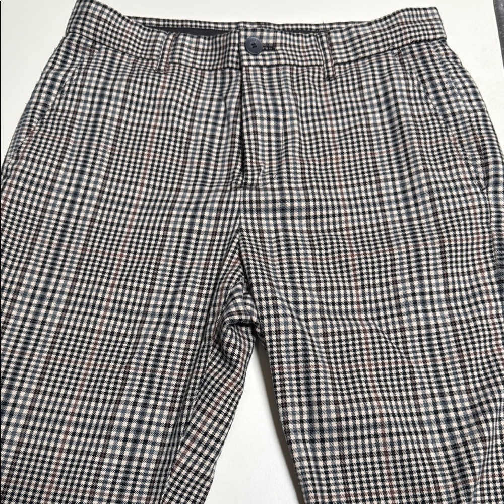 Men's Checkered Pants - Black and White